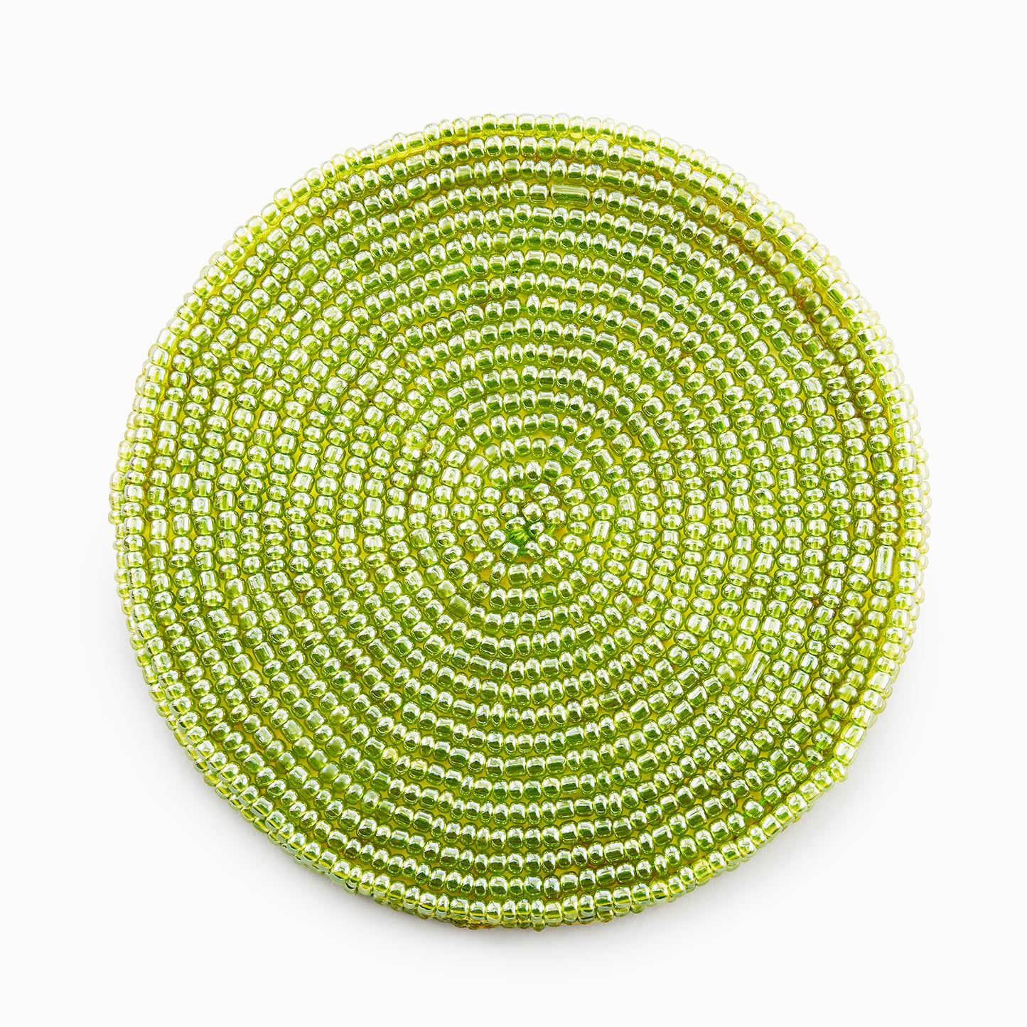 Pear Green - Bead Coaster