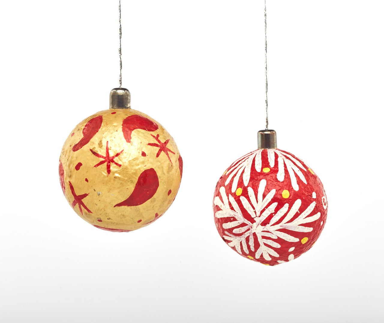 Golden & Blush Red - Ornament for the Christmas Tree