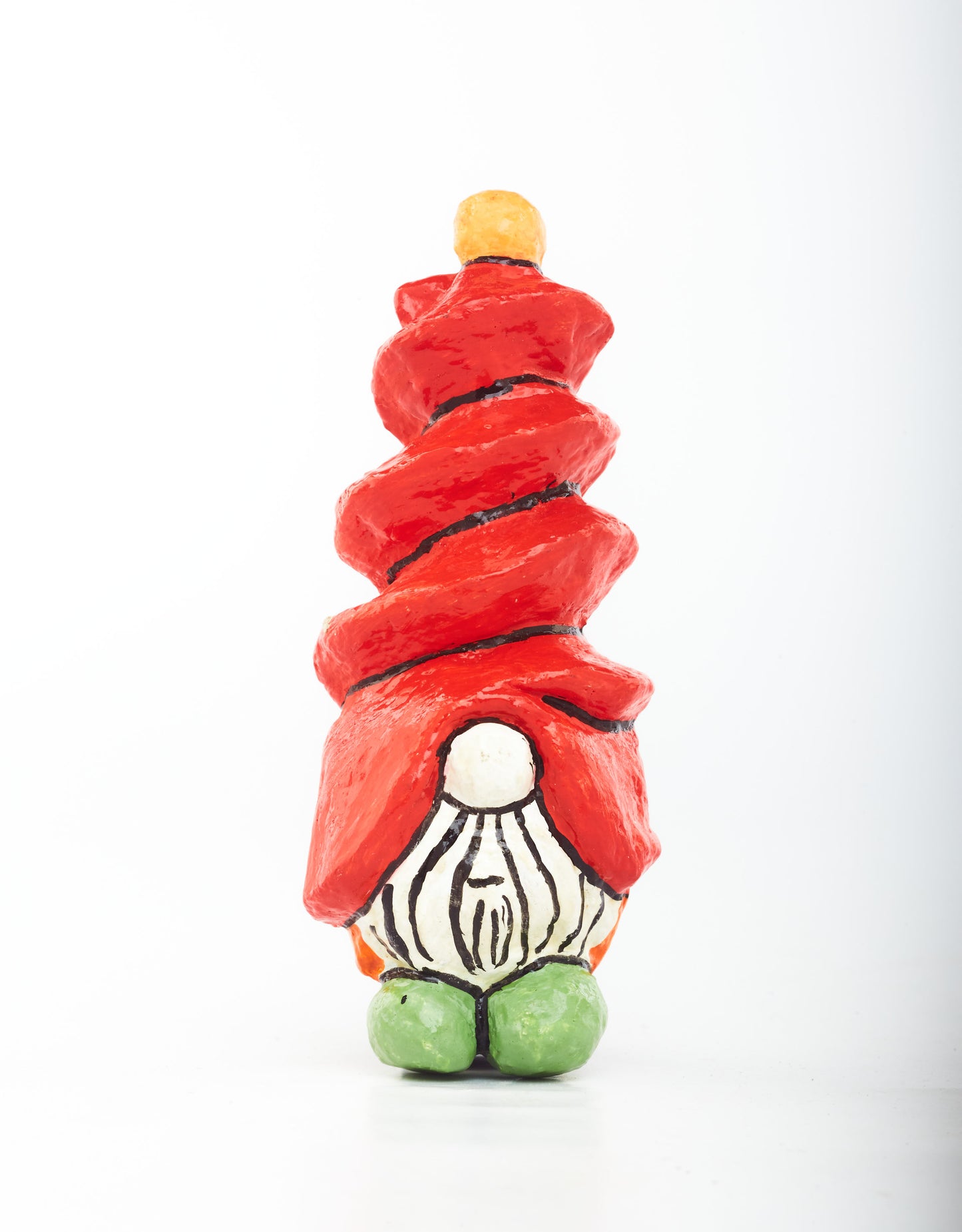 Cherry Red & White - Christmas Gnomes - Fridge Magnet