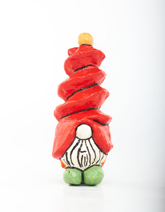 Cherry Red & White - Christmas Gnomes - Fridge Magnet