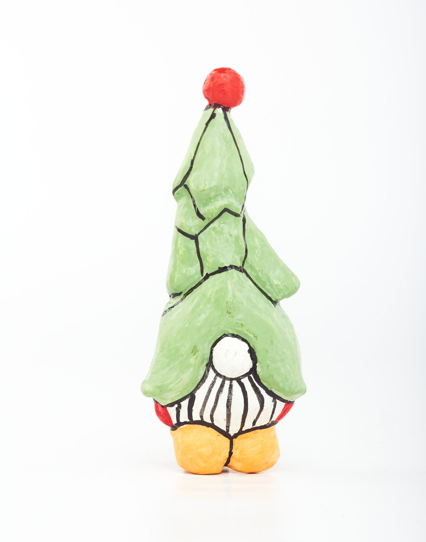 Green & Yellow - Christmas Gnomes - Fridge Magnet