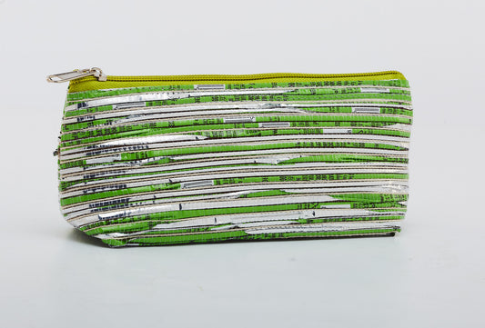 Green & Silver - Pencil Pouch