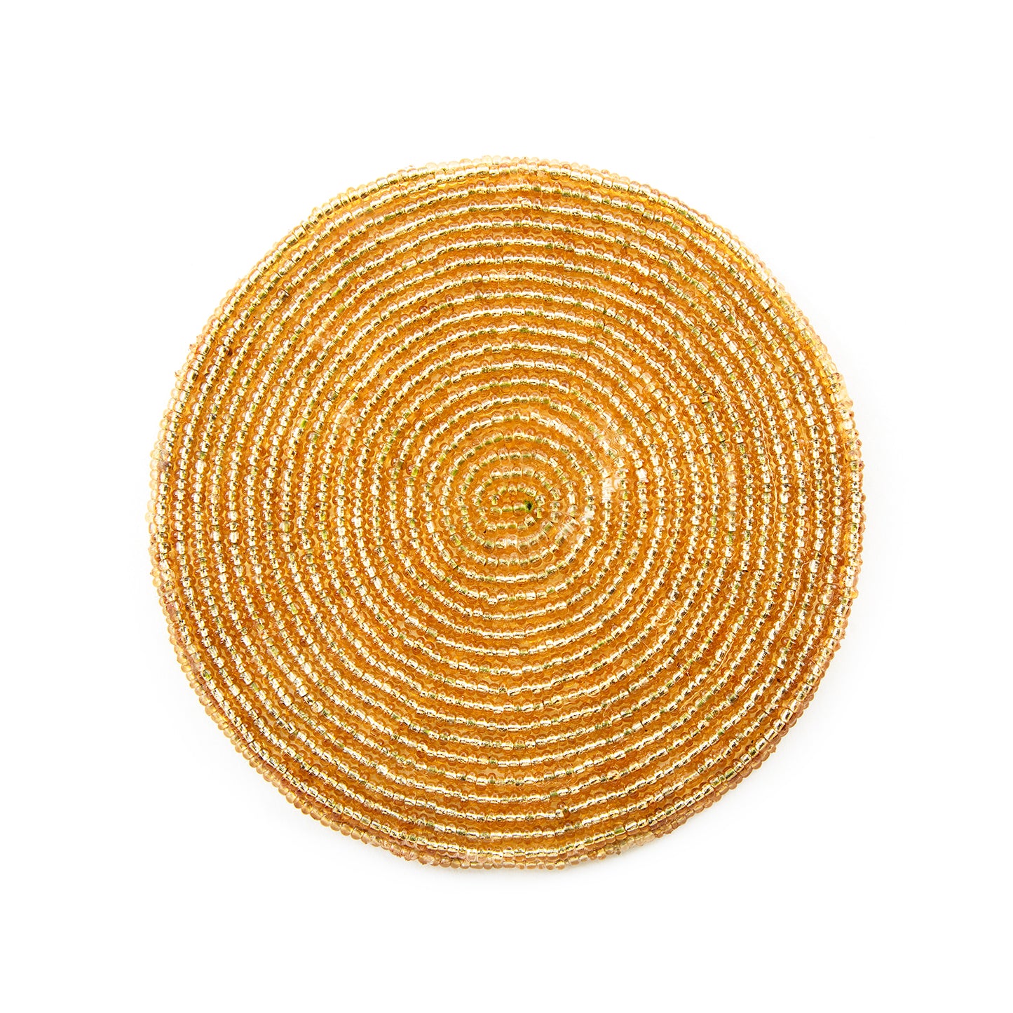 Goldenrod Yellow - Bead Coaster