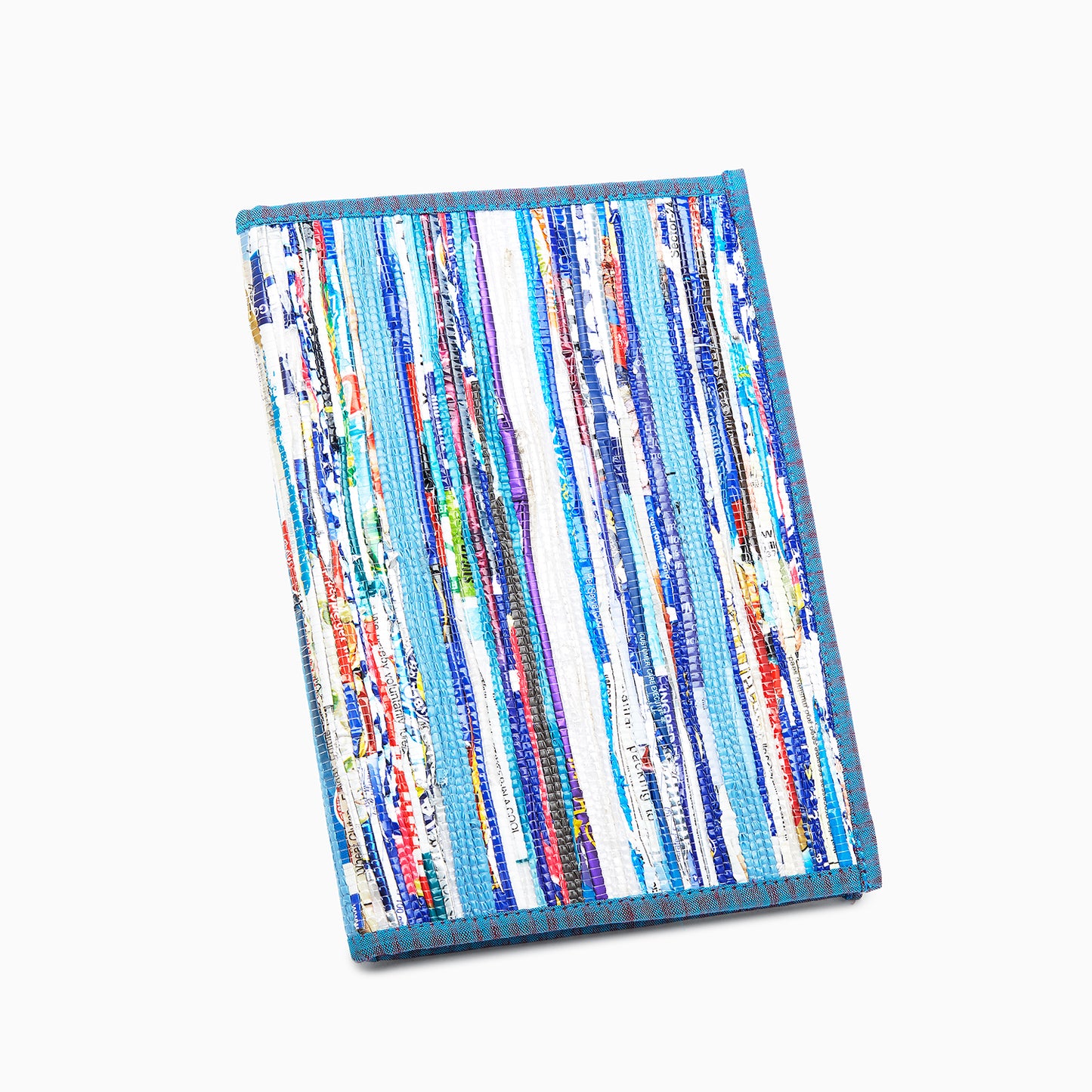 Vibrant mix of Blue, Recycled Plastics (MLP) Diary Cover