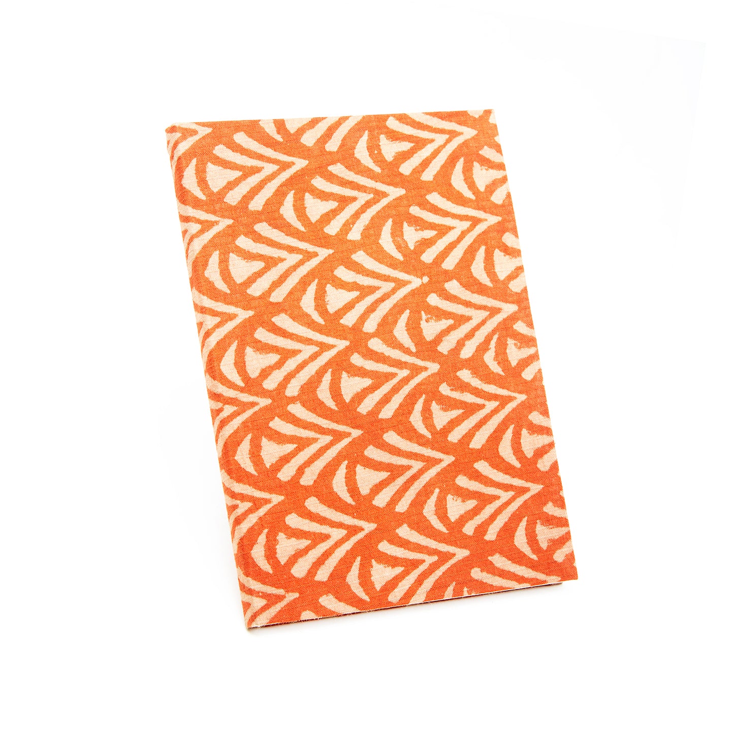 Fire Orange Color with Ethnic Design - Regular Size Diary