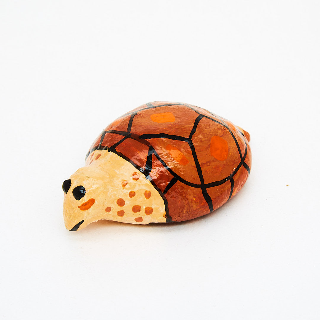 Tortoise Mask- Fridge Magnet- Made from Waste Recycled Papers