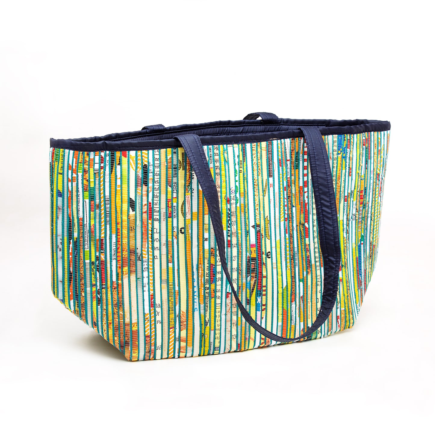 Multi - Colored Recycled Plastic Tote bag (Multi Layered Packing)