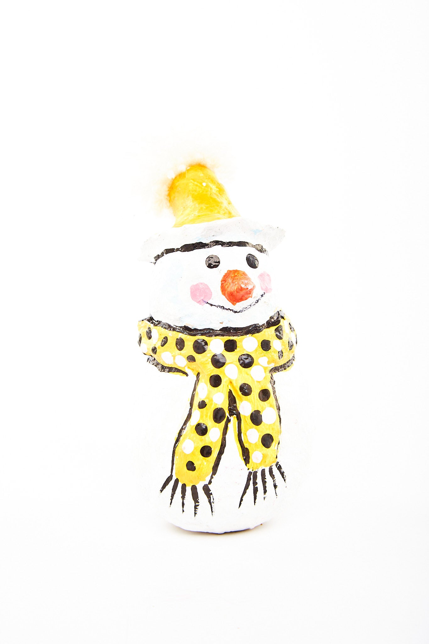 Canary Yellow & White - Snow Man