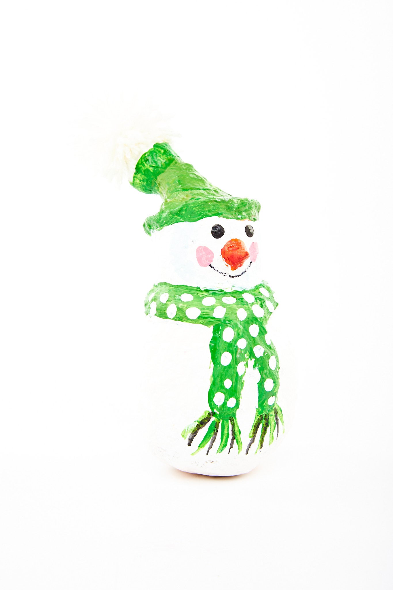 Green & White - Snow Man