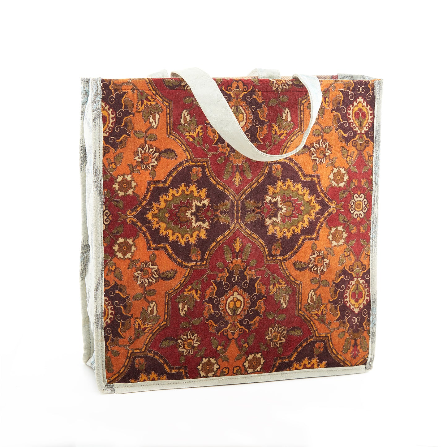 Orange & Sapphire - Fabric Bag