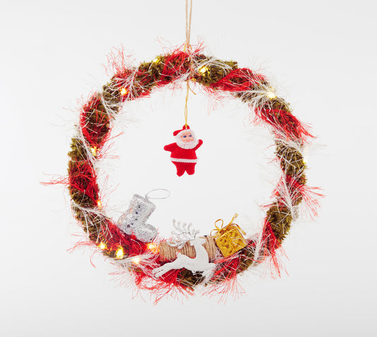 Green & Red - Wreath for Hanging