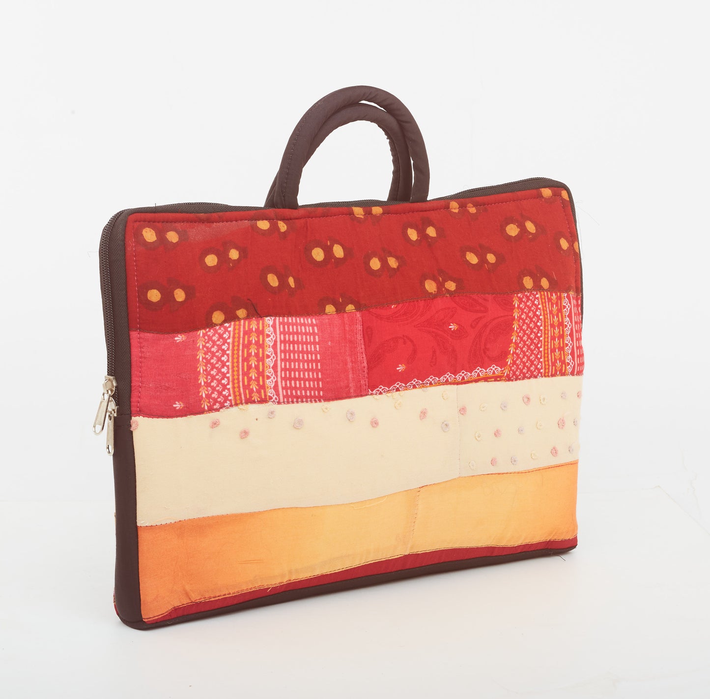 Fabric With Patch Work Laptop Sleeves