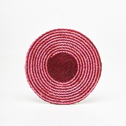 Blush & Jam Red - Thread Yarn Coaster