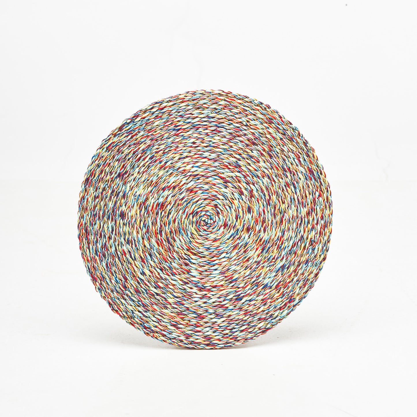 Multi - Colored - Thread Yarn Coaster