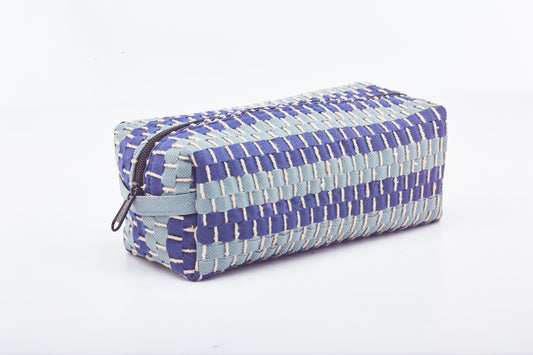 Blue & Gray - Toiletry Pouch