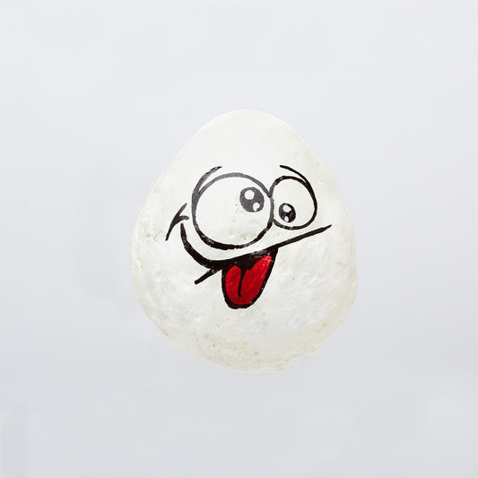 Funny Egg Cartoon - Fridge Magnet
