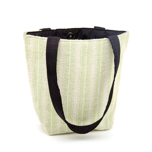 White and light Green - Tote Bag