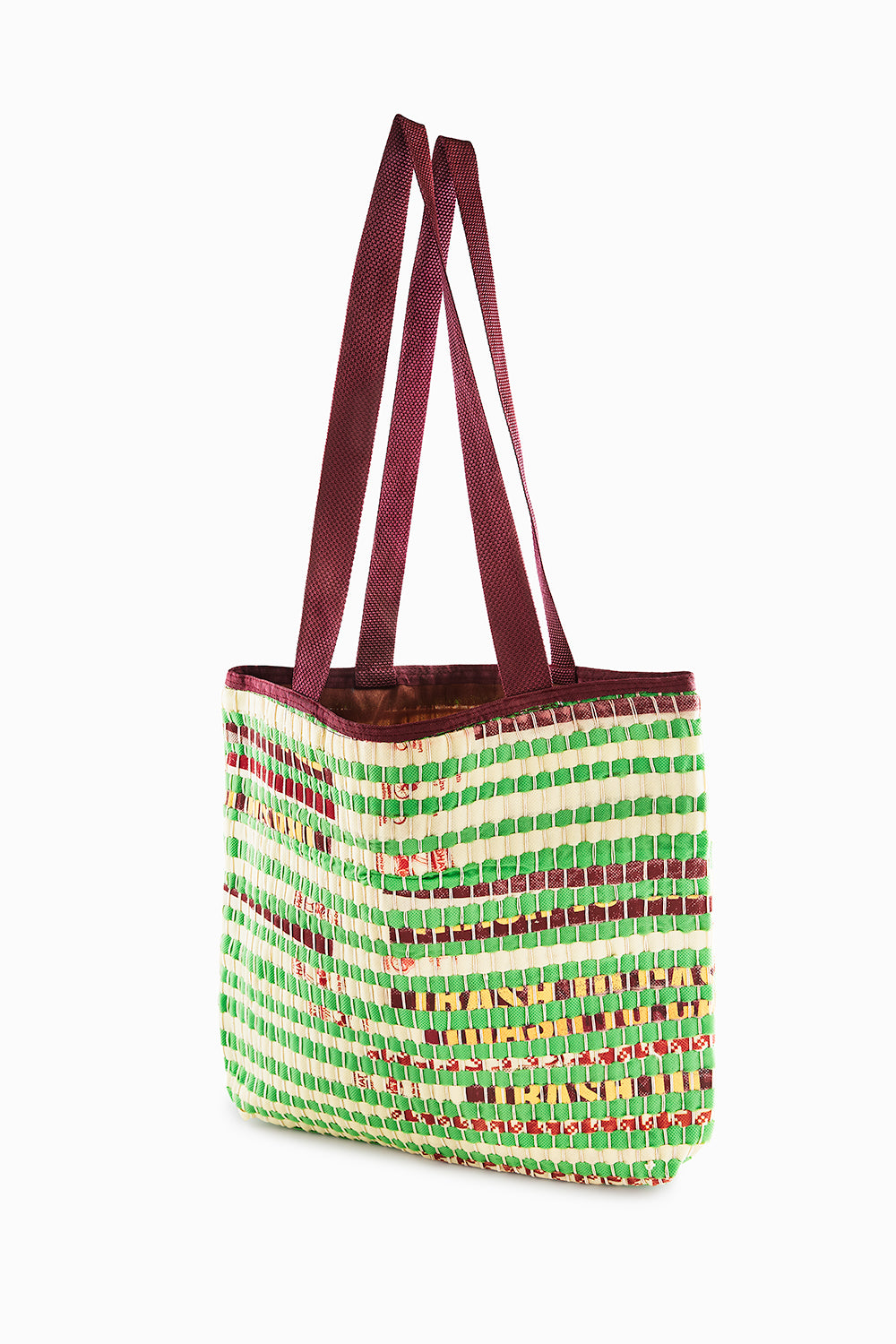 Lime Green Recycled Non-Woven Fabric Bag