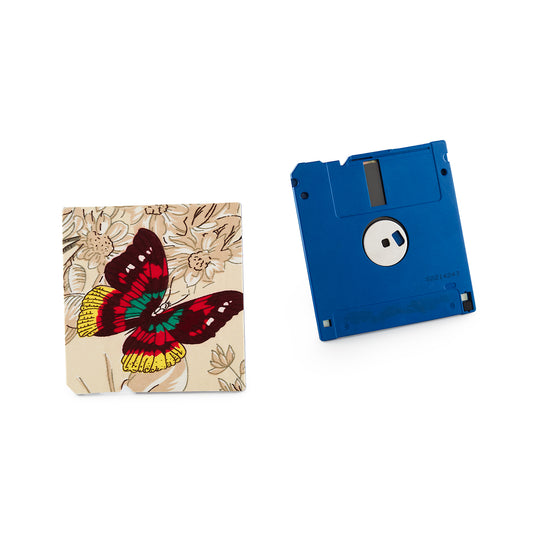 White - Floppy Disk Coaster Set of 2
