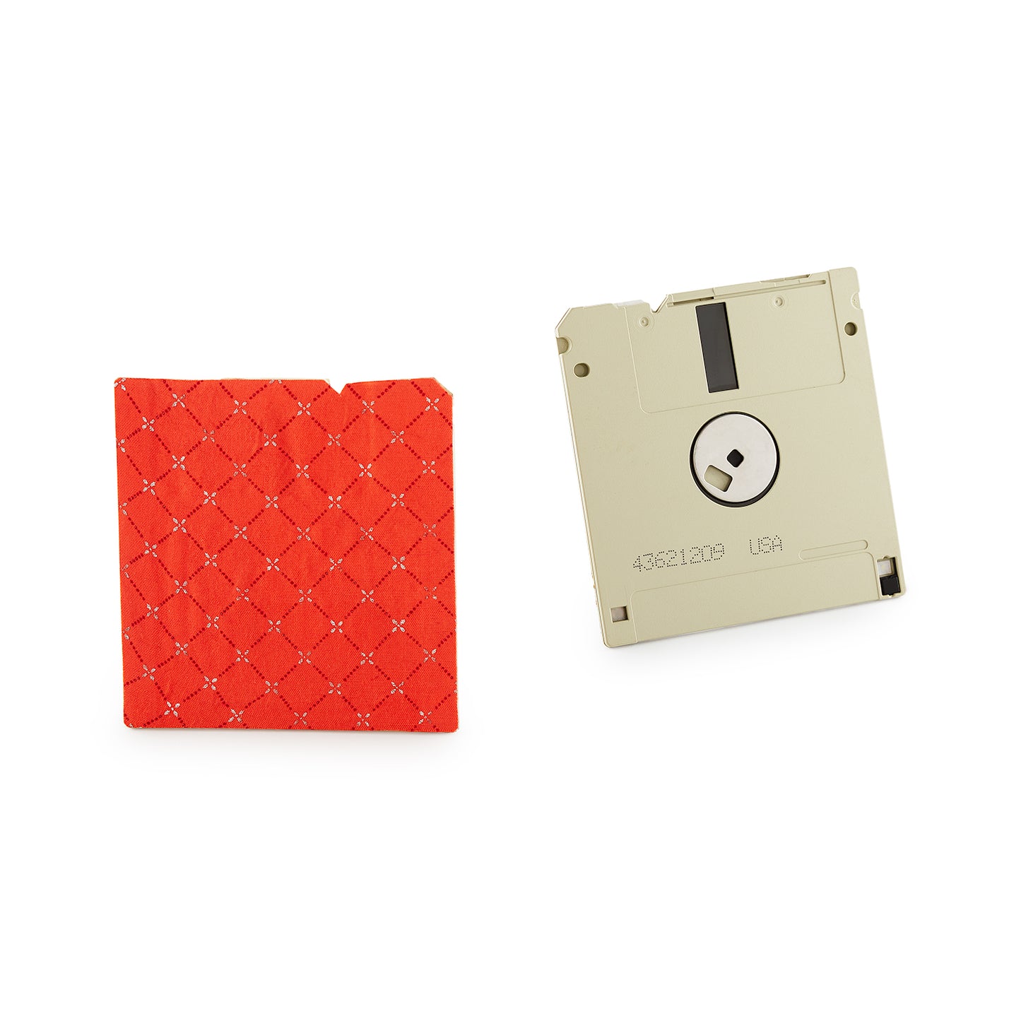 Candy Red - Floppy Disk Coaster Set of 2