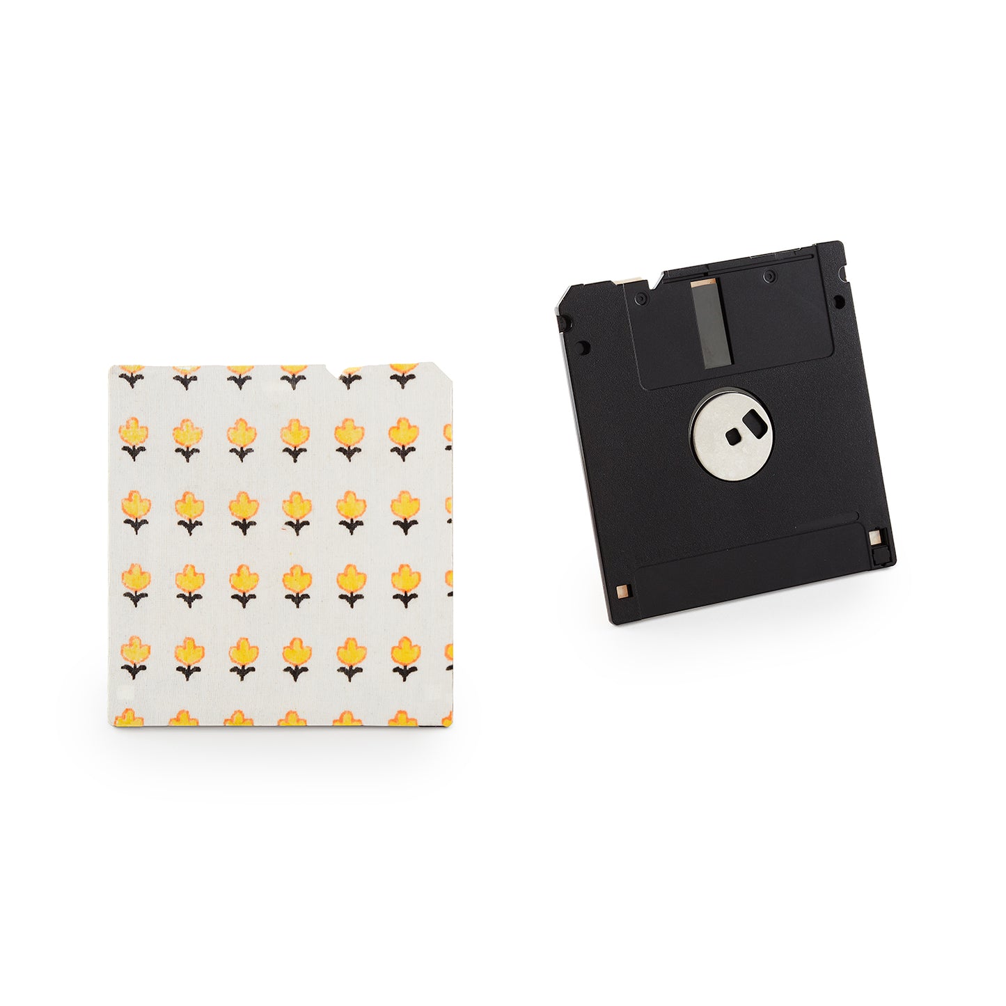 White - Floppy Disk Coaster Set of 2