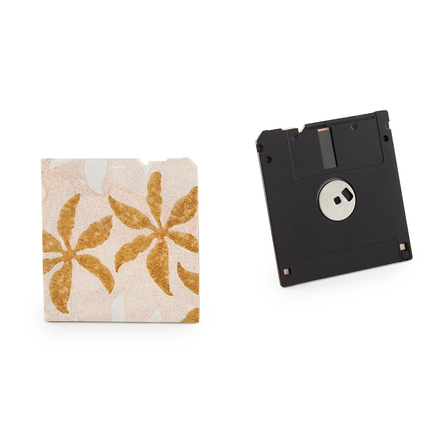 Almond Brown - Floppy Disk Coaster set of 2
