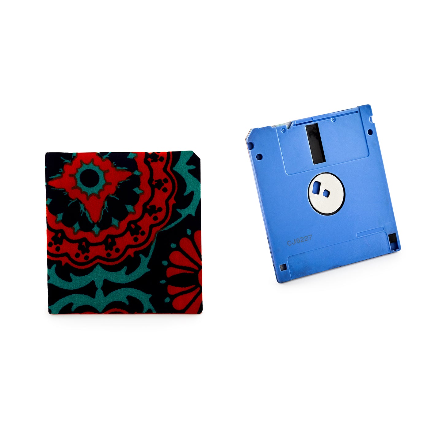 Jet Black - Floppy Disk Coaster Set of 2