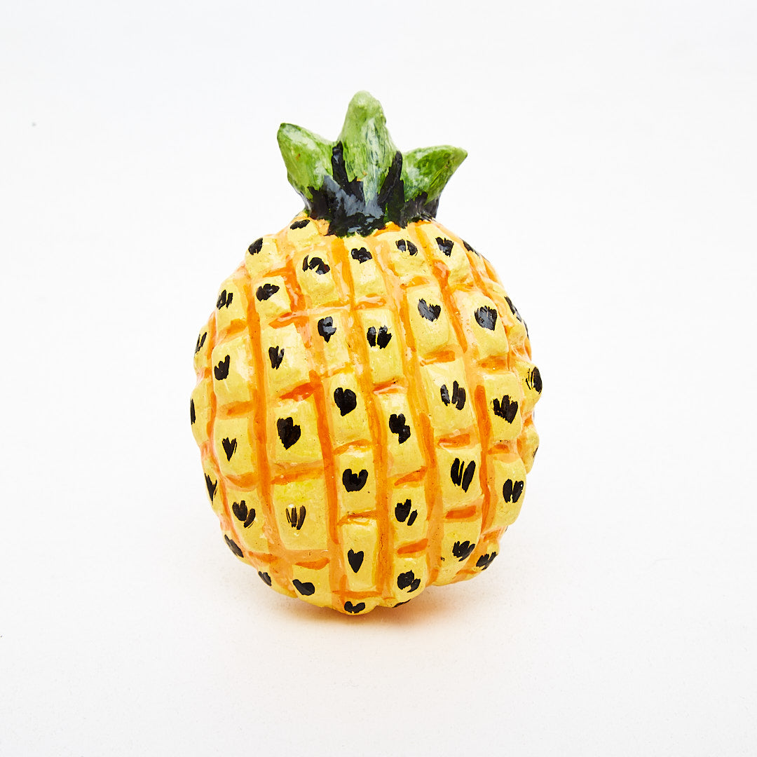 Pineapple Mask- Fridge Magnet- Made from Waste Recycled Papers