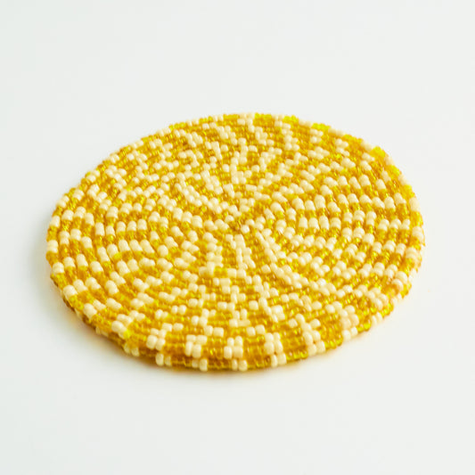 White & Yellow : Coaster