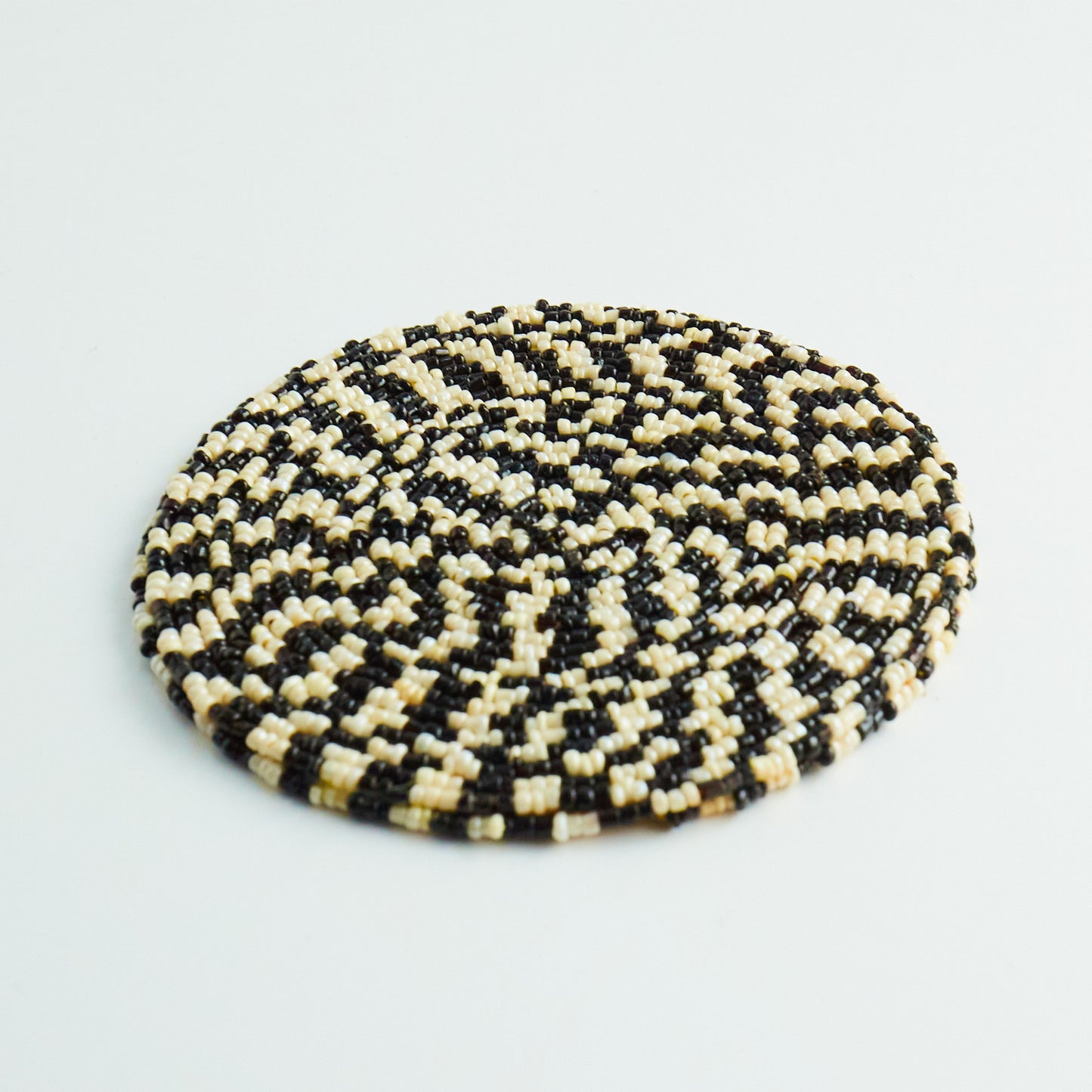 Black & White - Bead Coaster