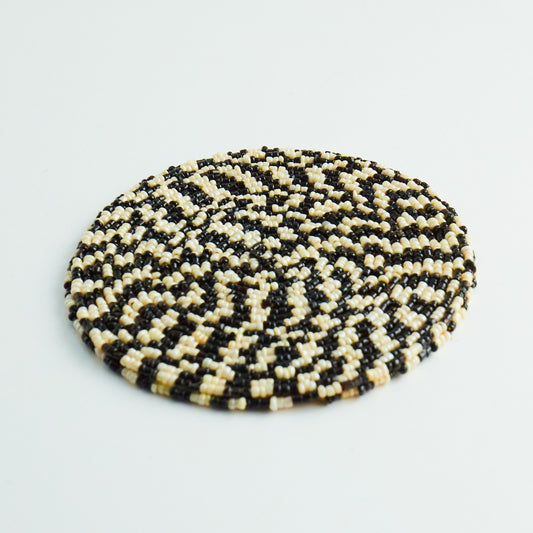 Black & White - Bead Coaster