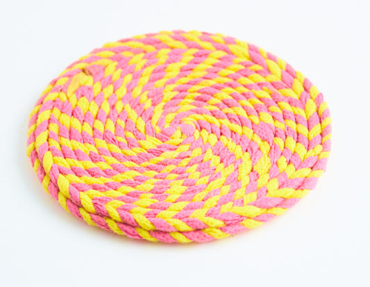Yellow & Pink - Non Woven Coaster