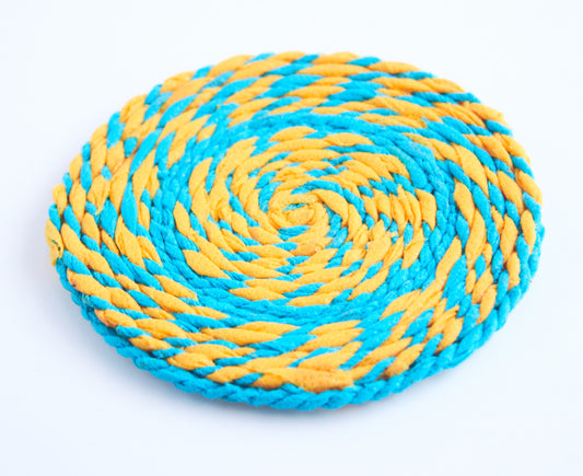 Blue & Yellow - Non Woven Coaster