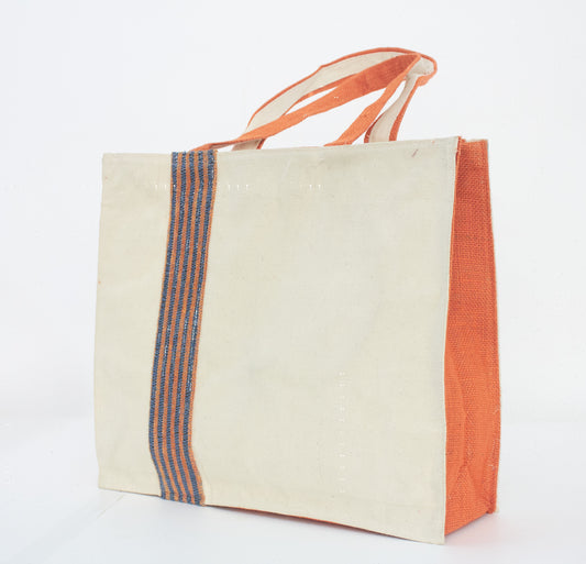 White & Orange - Side Bag