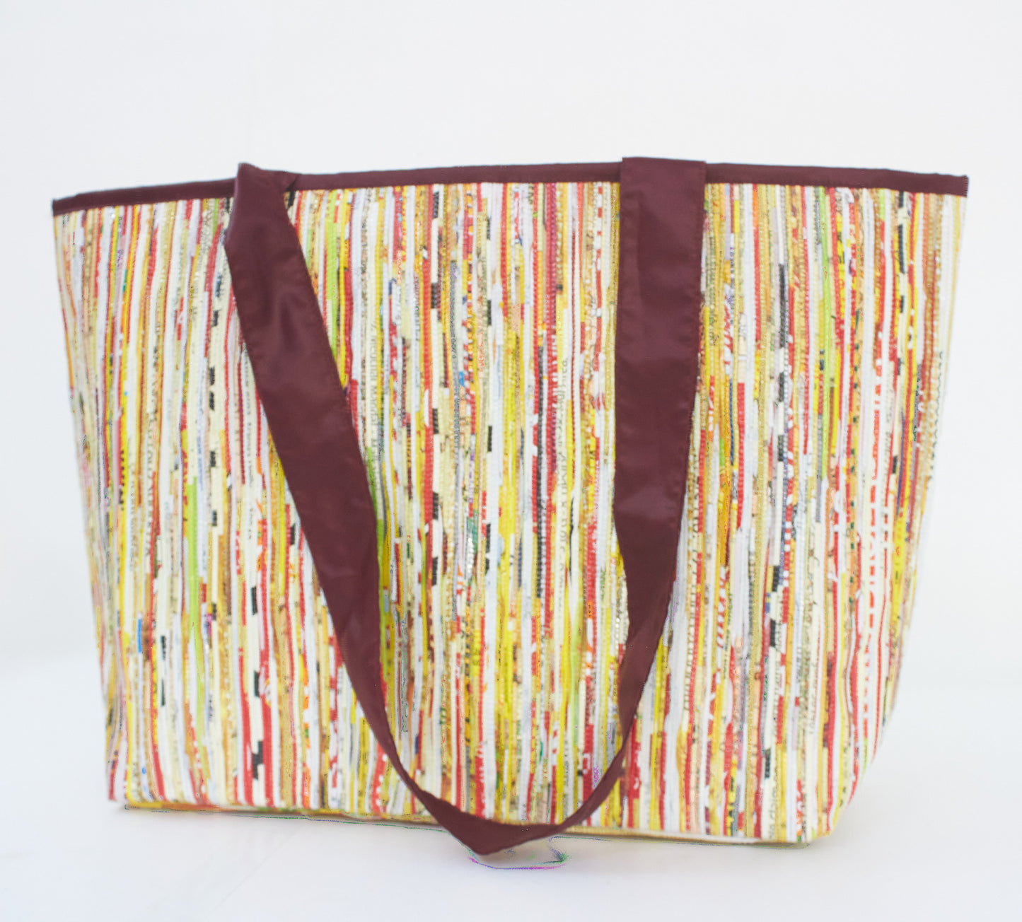 Multi Colored Recycled Plastic Shopping Bag