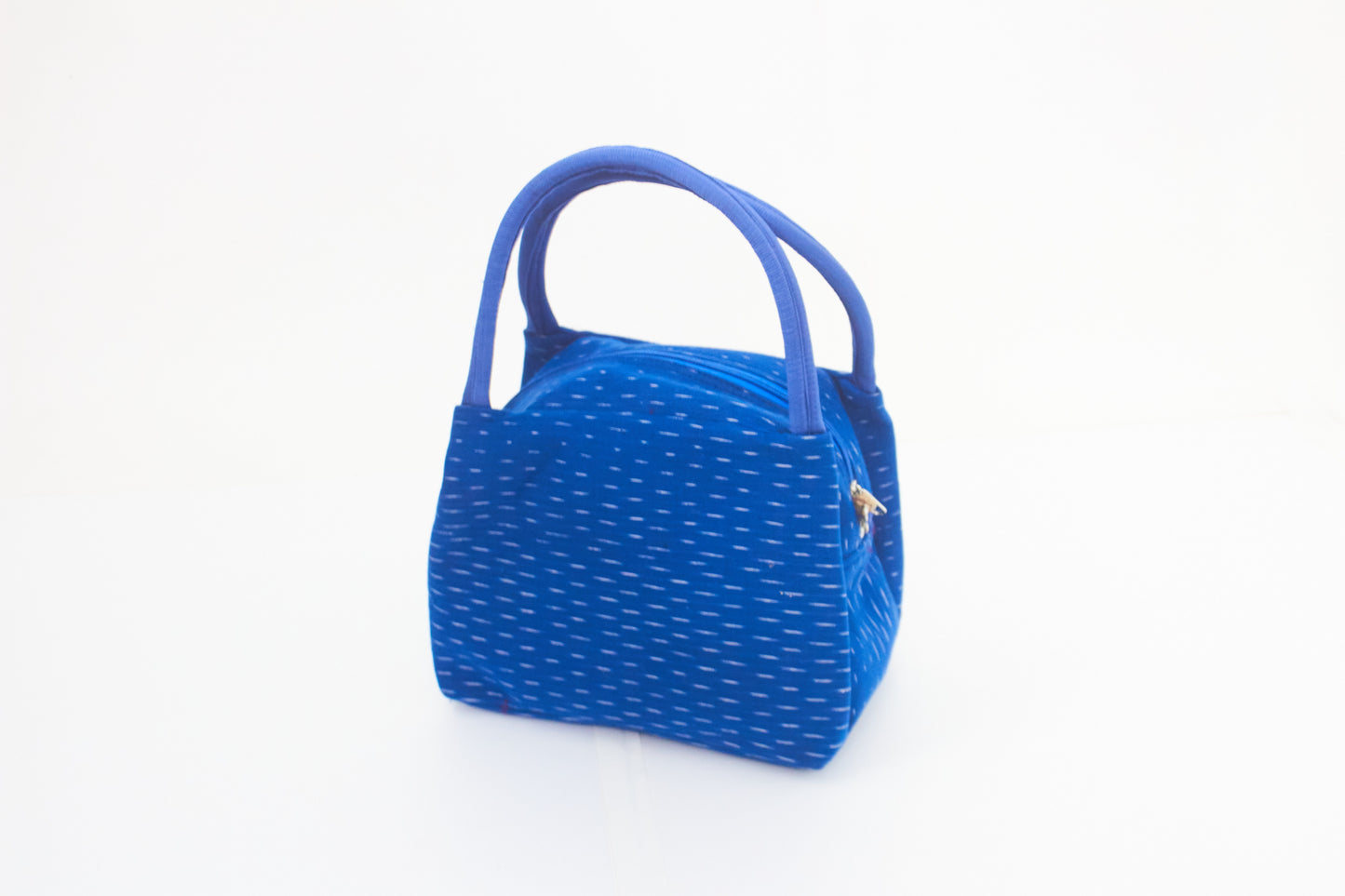 Cobalt Blue with Horizontal Line - Lunch Bag