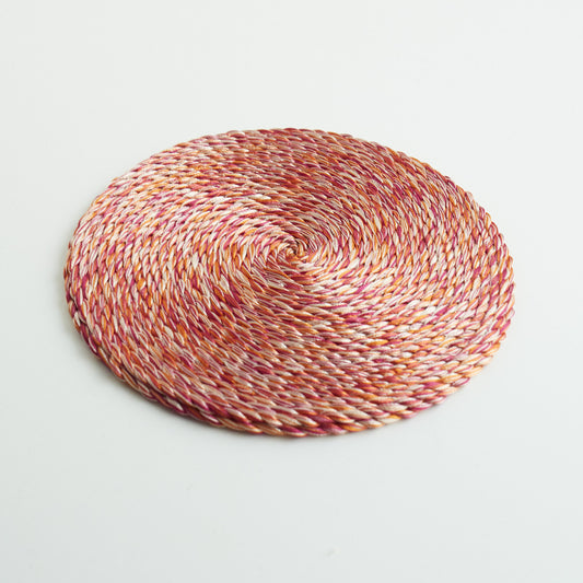 Auburn Brown & Tortilla Brown - Thread Yarn Coaster