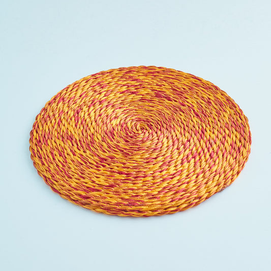Yellow & Orange - Thread Yarn Coaster