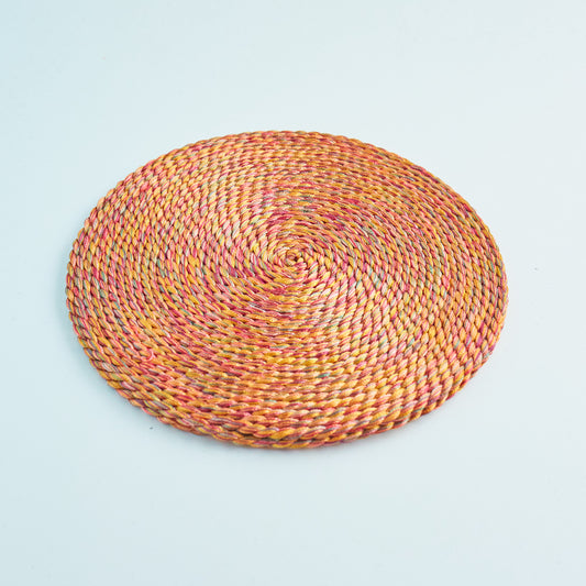 Orange - Thread Yarn Coaster