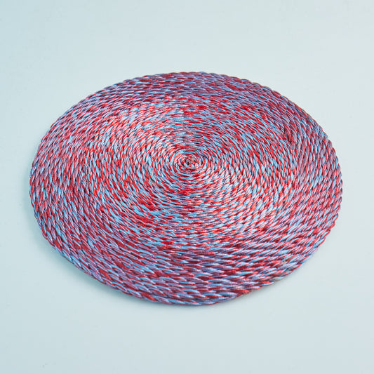Red & Purple - Thread Yarn Coaster