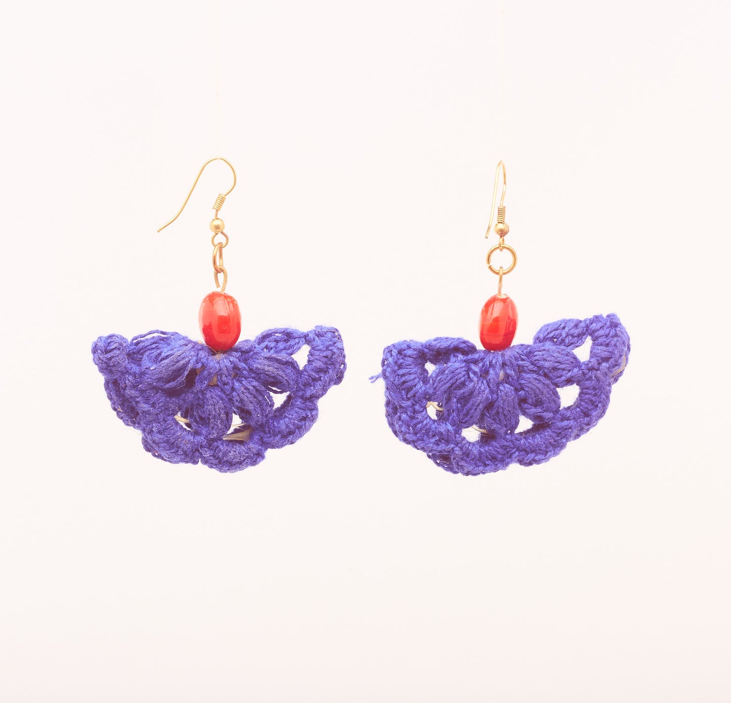 Denim Blue - Crochet Earring