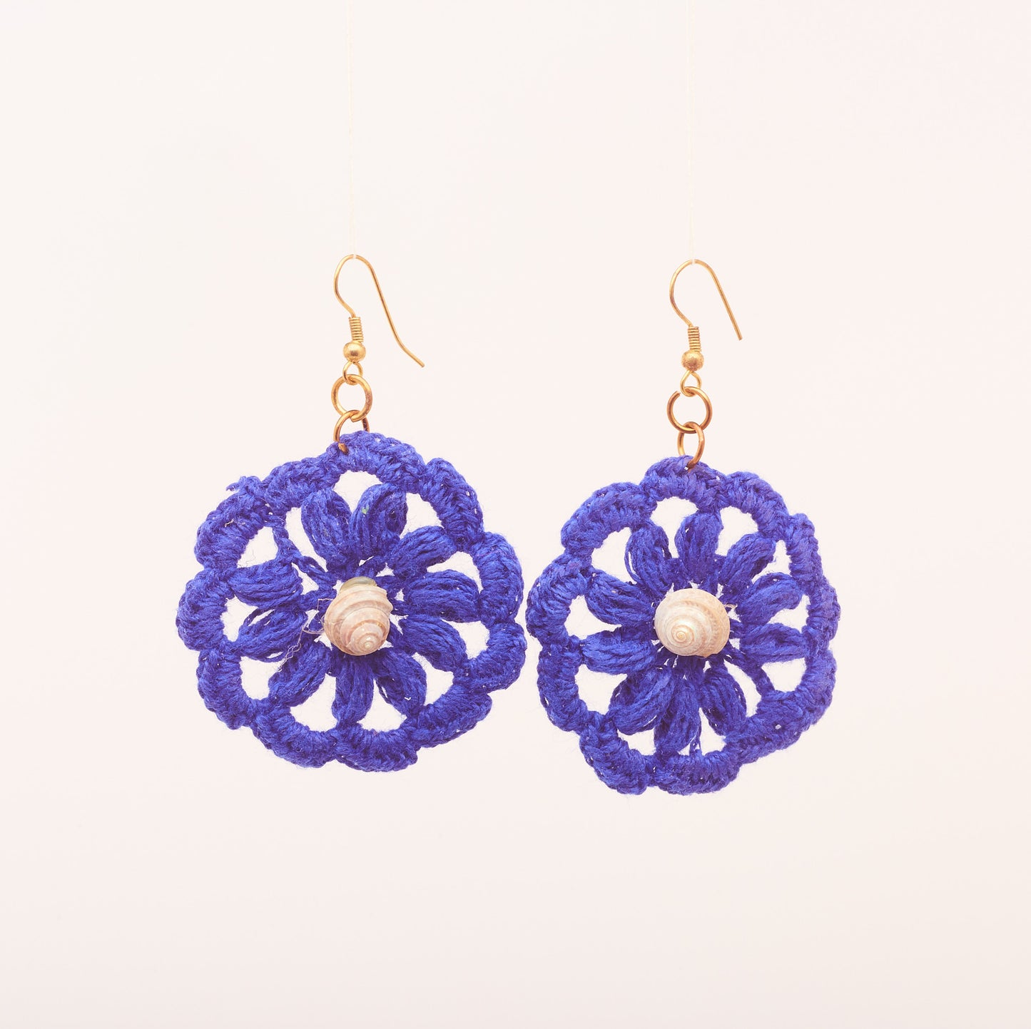 Navy Blue - Crochet Earring