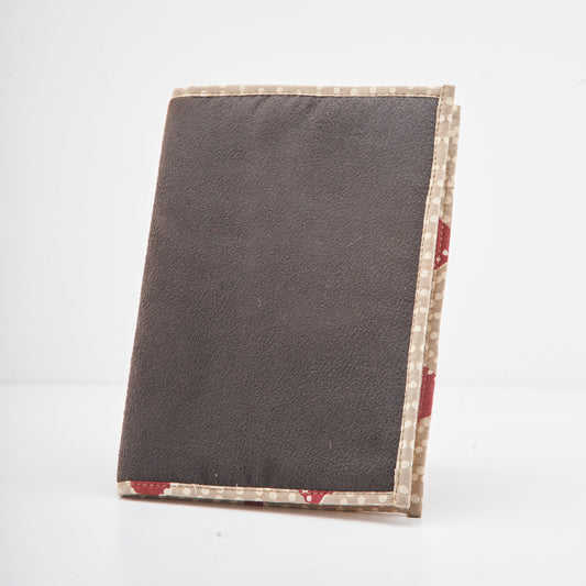 Coal Black - Fabric Removeable Diary