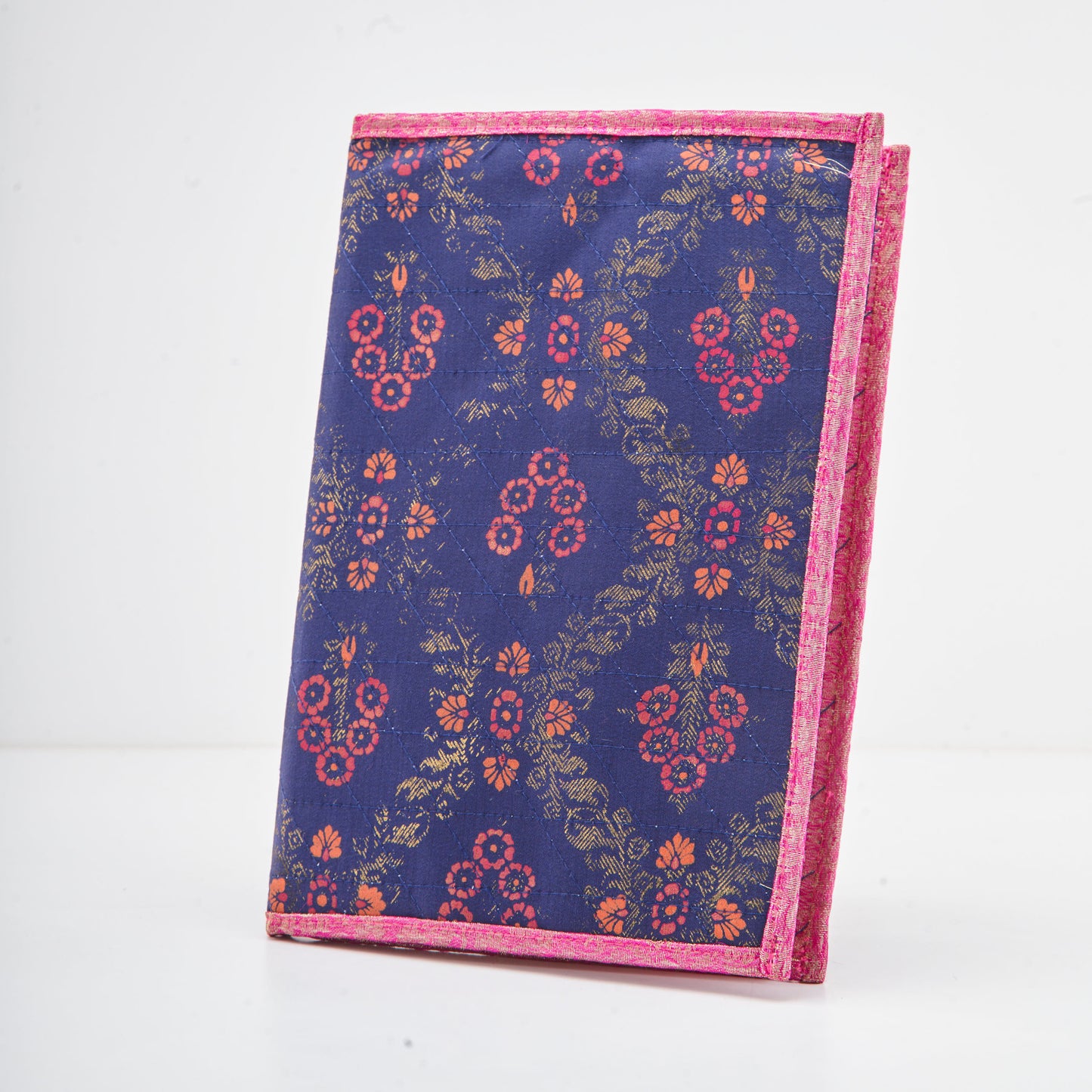Diary with a Blue Floral Removable Jacket