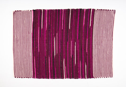 Door Mat - Jam Purple & White Color