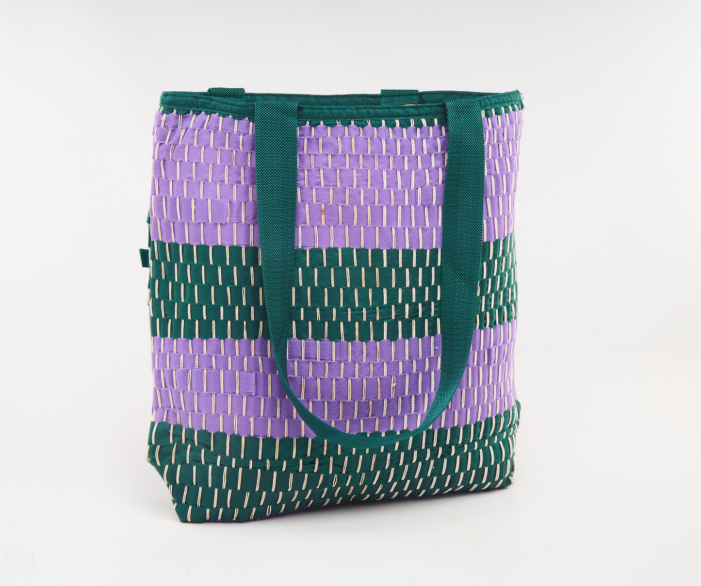 Purple & Green - Non Woven Bag