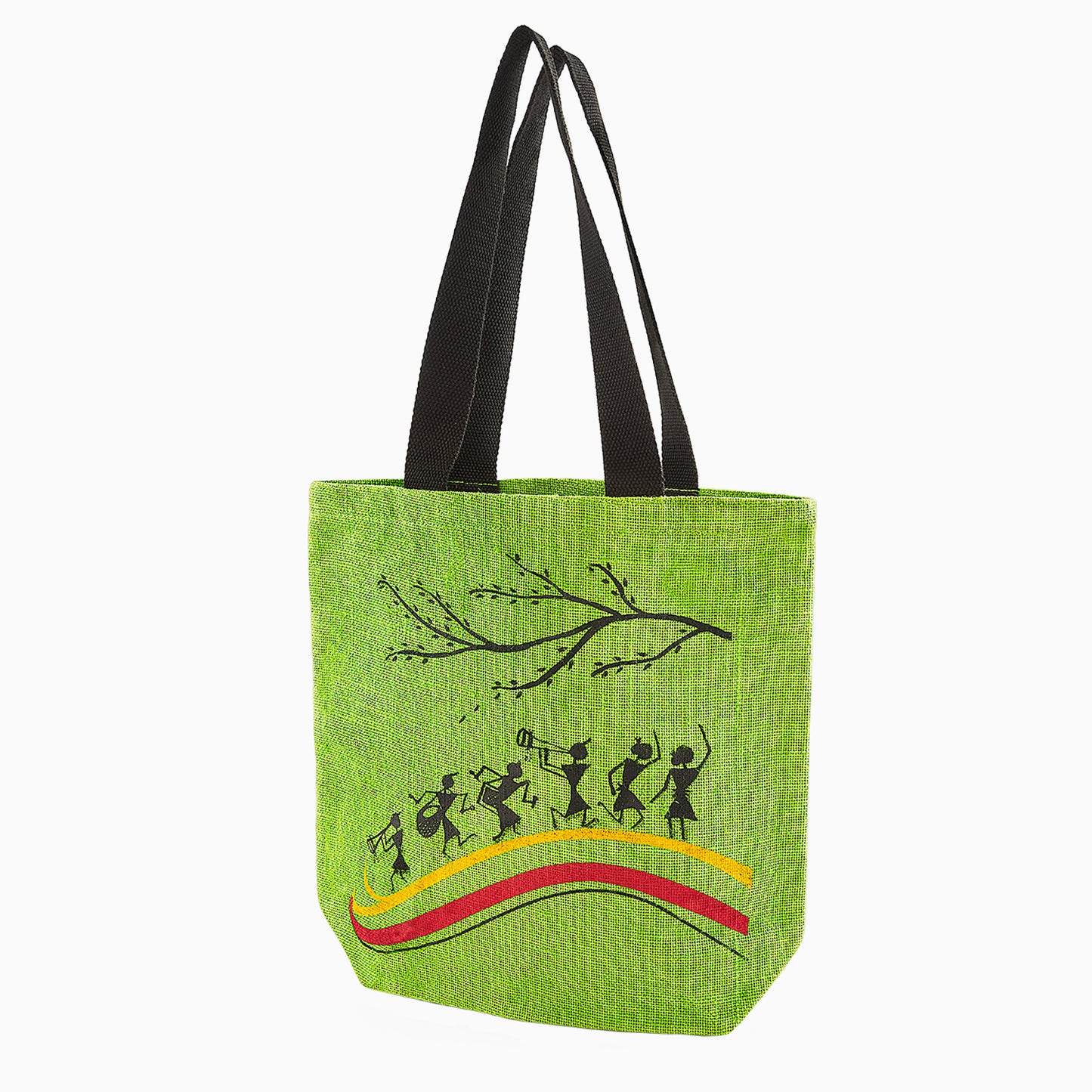 Green colored & design Jute Bag on - SUPER SALE!!!