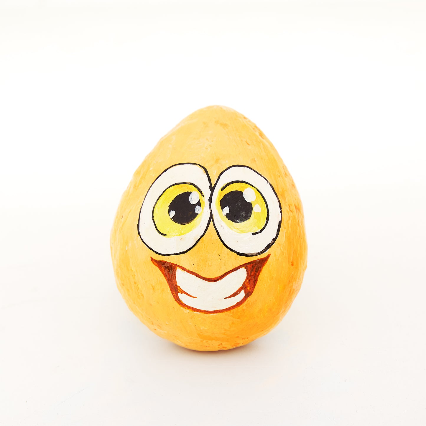 Smiley Egg Cartoon - Fridge Magnet