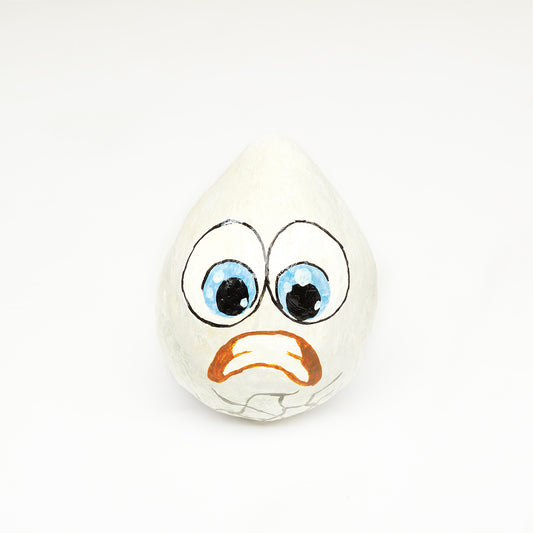 Scary Egg Cartoon - Fridge Magnet