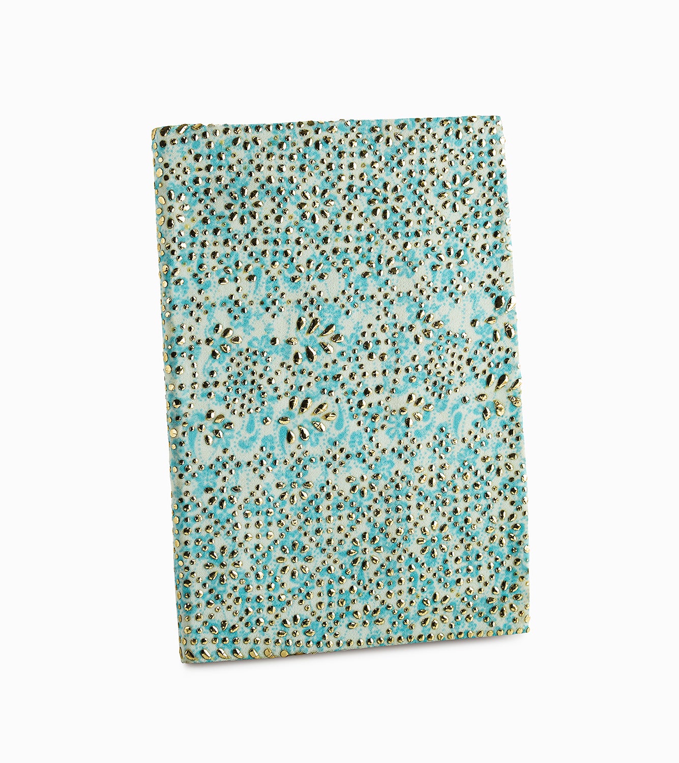 Gold Textured Cover Design Diary cloth with Diary -Upcycled Diary!